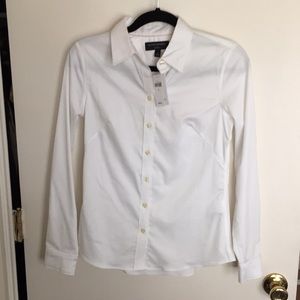 NWT white banana republic top